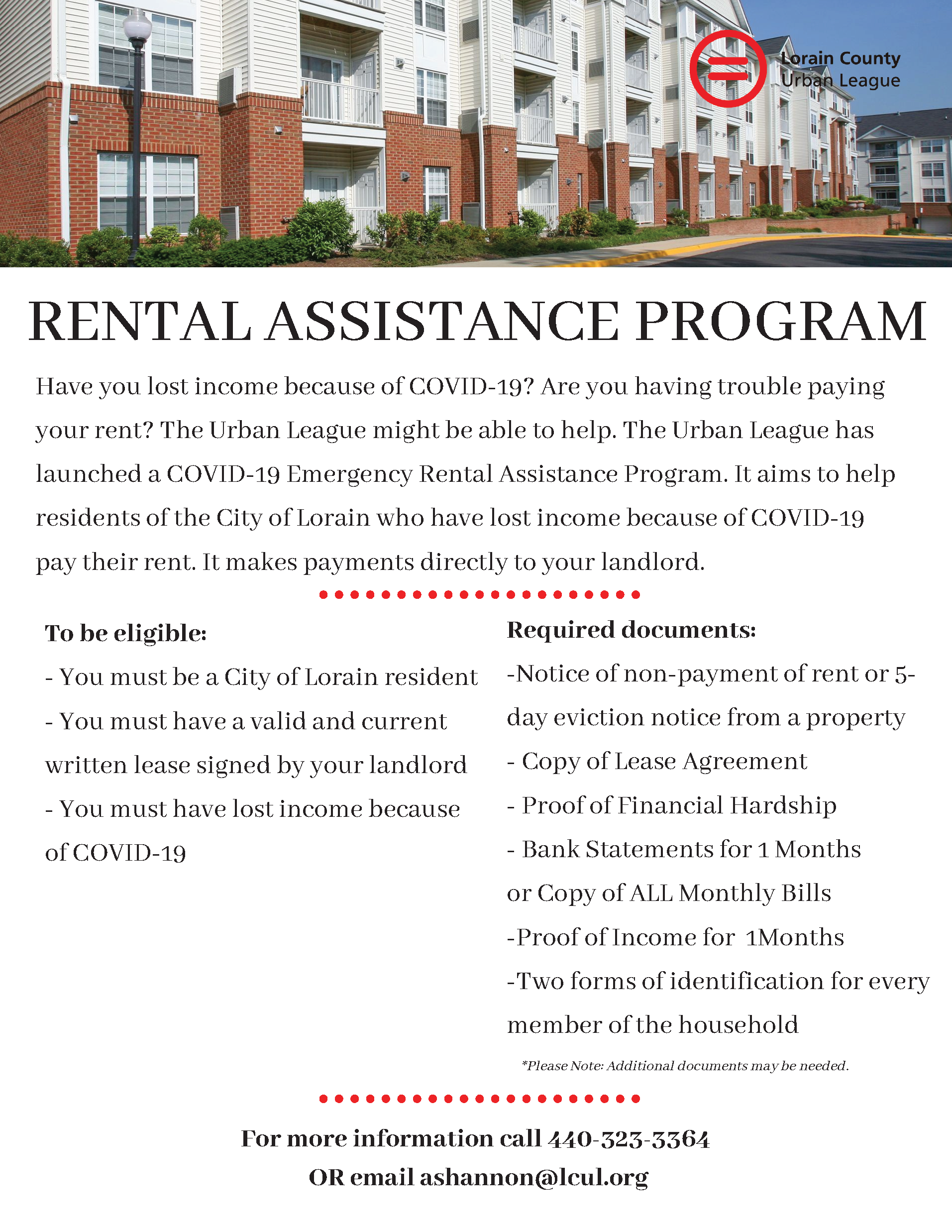 Rental Assistance Flyer